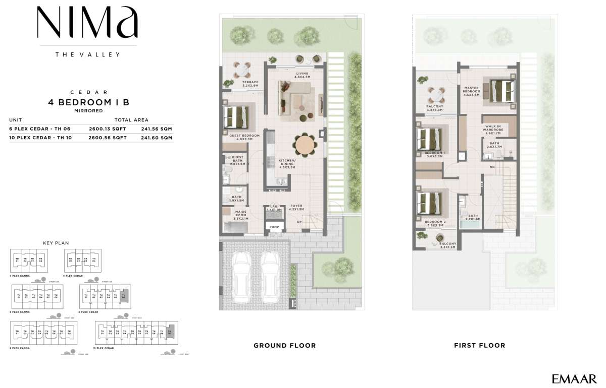CEDAR - 4BHK - B | Mirrored